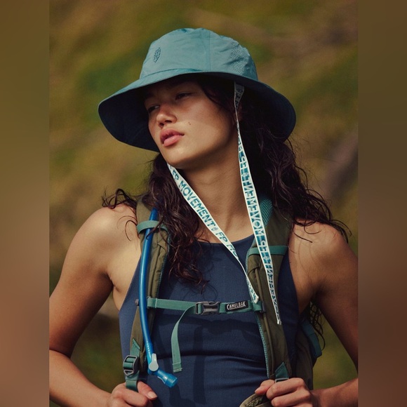 Free People Accessories - Free People Movement Adventure Bucket Hat Blue FP Movement Strap